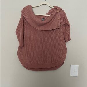 White House Black Market Rose Cowl Neck Sweater